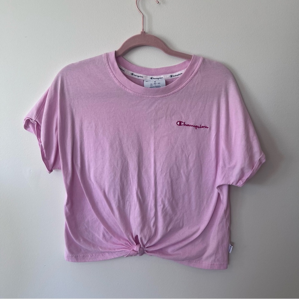 Champion Light Pink Knotted Tee